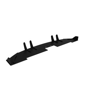 Maxton - Street Pro Central Diffuseur Arriere Renault Megane RS Mk4 Noir-Rouge
