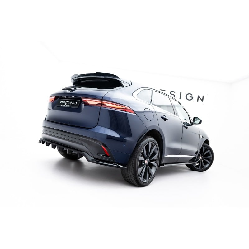 Maxton - Arriere Splitter (avec une barre verticale) Jaguar F-Pace R-Sport Mk1 Facelift