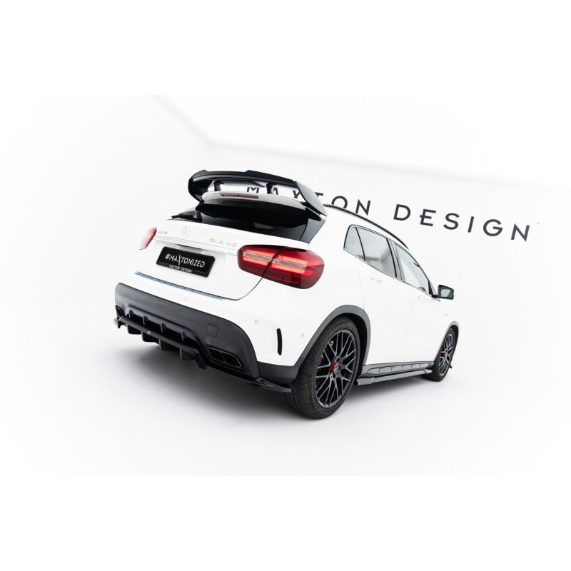 Maxton - Arriere Splitter (avec une barre verticale) Mercedes-Benz GLA 45 AMG X156 Facelift
