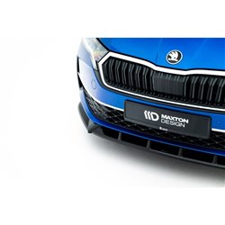 Maxton - Lame Du Pare-Chocs Avant Skoda Octavia Liftback / Combi Mk4 Facelift 