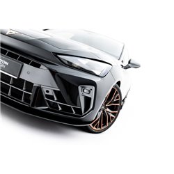 Maxton - Street Pro Lame Du Pare-Chocs Avant Cupra Leon ST / Hatchback Mk1 Facelift Noir-Rouge