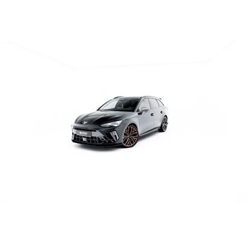 Maxton - Street Pro Lame Du Pare-Chocs Avant Cupra Leon ST / Hatchback Mk1 Facelift Noir-Rouge