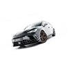 Maxton - Street Pro Lame Du Pare-Chocs Avant Cupra Leon ST / Hatchback Mk1 Facelift Noir-Rouge + Rabats Brillant