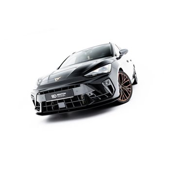 Maxton - Street Pro Lame Du Pare-Chocs Avant Cupra Leon ST / Hatchback Mk1 Facelift Noir