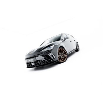 Maxton - Street Pro Lame Du Pare-Chocs Avant Cupra Leon ST / Hatchback Mk1 Facelift Noir