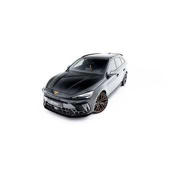 Maxton - Street Pro Lame Du Pare-Chocs Avant Cupra Leon ST / Hatchback Mk1 Facelift Noir