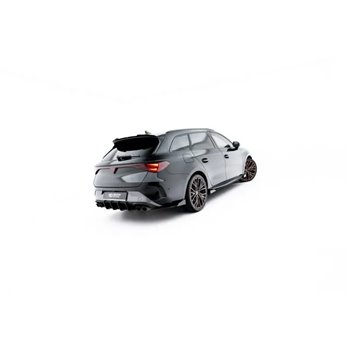 Maxton - Street Pro Lame Du Pare Chocs Arriere Cupra Leon ST Mk1 Facelift Noir + Rabats Brillant 
