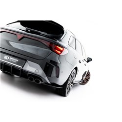 Maxton - Street Pro Lame Du Pare Chocs Arriere Cupra Leon ST Mk1 Facelift Noir-Rouge