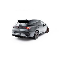 Maxton - Street Pro Lame Du Pare Chocs Arriere Cupra Leon ST Mk1 Facelift Noir-Rouge