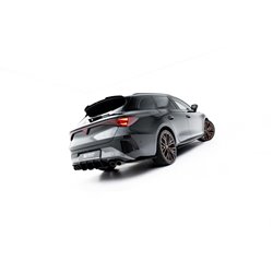 Maxton - Street Pro Lame Du Pare Chocs Arriere Cupra Leon ST Mk1 Facelift Noir-Rouge