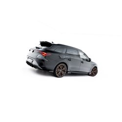 Maxton - Street Pro Rajouts Des Bas De Caisse Cupra Leon ST / Hatchback Aero Mk1 / Mk1 Facelift Noir-Rouge + Rabats Brillant