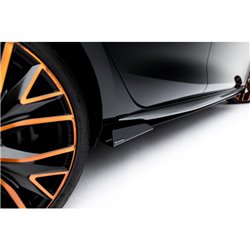 Maxton - Street Pro Rajouts Des Bas De Caisse Cupra Leon ST / Hatchback Aero Mk1 / Mk1 Facelift Noir-Rouge + Rabats Brillant