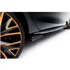 Maxton - Street Pro Rajouts Des Bas De Caisse Cupra Leon ST / Hatchback Aero Mk1 / Mk1 Facelift Noir-Rouge + Rabats Brillant