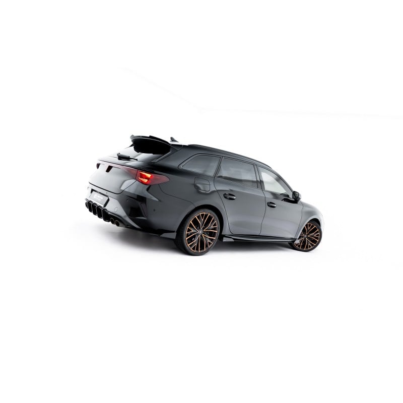 Maxton - Street Pro Rajouts Des Bas De Caisse Cupra Leon ST / Hatchback Aero Mk1 / Mk1 Facelift Noir + Rabats Brillant