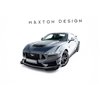 Maxton - Street Pro Lame Du Pare-Chocs Avant Ford Mustang Dark Horse Mk7 Noir-Rouge + Rabats Brillant