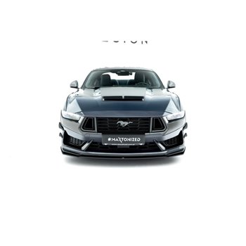 Maxton - Street Pro Lame Du Pare-Chocs Avant Ford Mustang Dark Horse Mk7 Noir