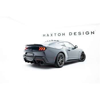 Maxton - Street Pro Lame Du Pare Chocs Arriere Ford Mustang Dark Horse Mk7 Noir-Rouge