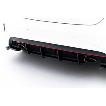Maxton - Street Pro Central Diffuseur Arriere Mercedes-Benz A AMG-Line W176 Noir