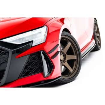Maxton - Ailes de pare-chocs avant (Canards) Audi RS3 Sedan 8Y Facelift
