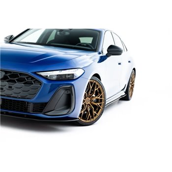 Maxton - Street Pro Lame Du Pare-Chocs Avant Audi A5 S-Line / S5 Sedan / Avant B10 Noir-Rouge