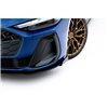 Maxton - Street Pro Lame Du Pare-Chocs Avant Audi A5 S-Line / S5 Sedan / Avant B10 Noir-Rouge + Rabats Brillant