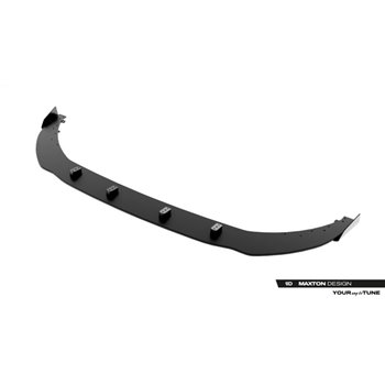 Maxton - Street Pro Lame Du Pare-Chocs Avant Audi A5 S-Line / S5 Sedan / Avant B10 Noir-Rouge + Rabats Brillant
