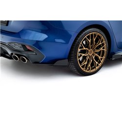 Maxton - Street Pro Lame Du Pare Chocs Arriere Audi S5 Sedan / Avant B10 Noir + Rabats Brillant 