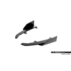 Maxton - Street Pro Lame Du Pare Chocs Arriere Audi S5 Sedan / Avant B10 Noir + Rabats Brillant 