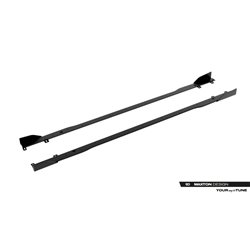 Maxton - Street Pro Rajouts Des Bas De Caisse Audi A5 S-Line / S5 Sedan / Avant B10 Noir + Rabats Brillant 