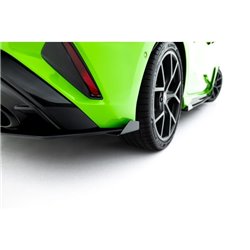 Maxton - Street Pro Central Diffuseur Arriere Audi RS3 Sportback 8Y Facelift Rouge + Rabats Brillant