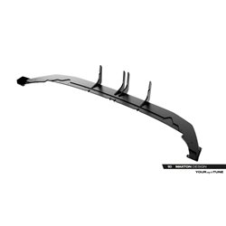 Maxton - Street Pro Central Diffuseur Arriere Audi RS3 Sportback 8Y Facelift Rouge + Rabats Brillant
