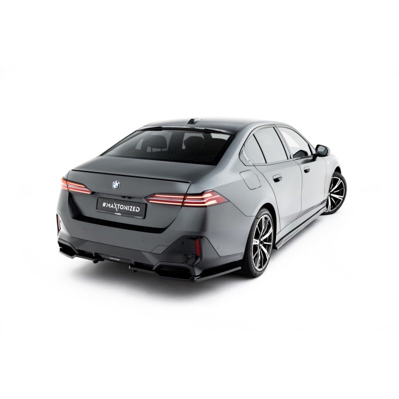 Maxton - Arriere Splitter (avec une barre verticale) V.2 BMW 5 / i5 M-Pack Sedan / Touring G60 / G61