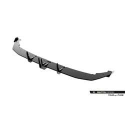Maxton - Street Pro Central Diffuseur Arriere Audi RS3 Sportback 8Y Facelift Noir + Rabats Brillant 