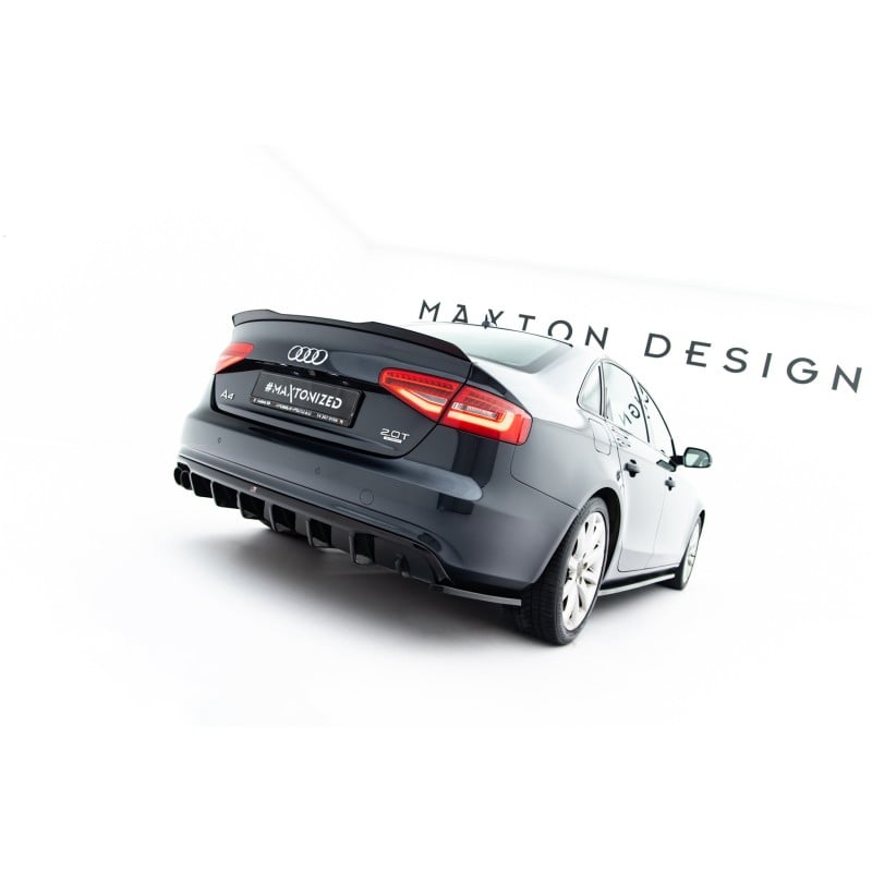 Maxton - Lames De Pare-Chocs Arrière Latérales Audi A4 B8 Facelift