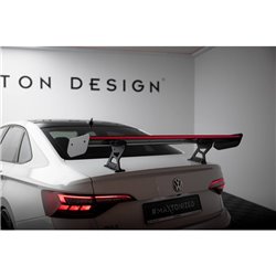 Maxton - Carbon Spoiler With Internal Brackets Uprights + LED Volkswagen Jetta GLI Mk7