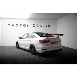 Maxton - Carbon Spoiler With Internal Brackets Uprights + LED Volkswagen Jetta GLI Mk7