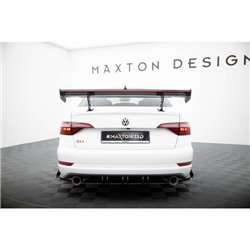 Maxton - Carbon Spoiler With Internal Brackets Uprights + LED Volkswagen Jetta GLI Mk7