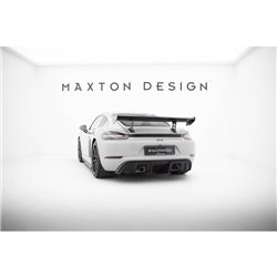 Maxton - Carbon Spoiler With Internal Brackets Uprights V.1 Porsche 718 Cayman 982c