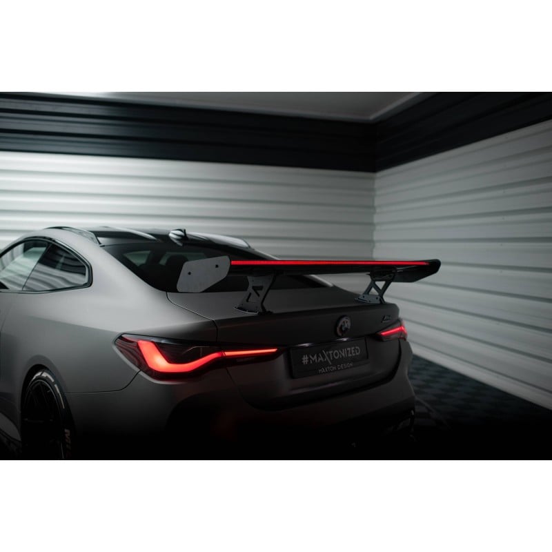Maxton - Carbon Spoiler With Internal Brackets Uprights + LED BMW M4 G82 / G82 Facelift / M440i / 4 M-Pack G22 / G22 Facelift