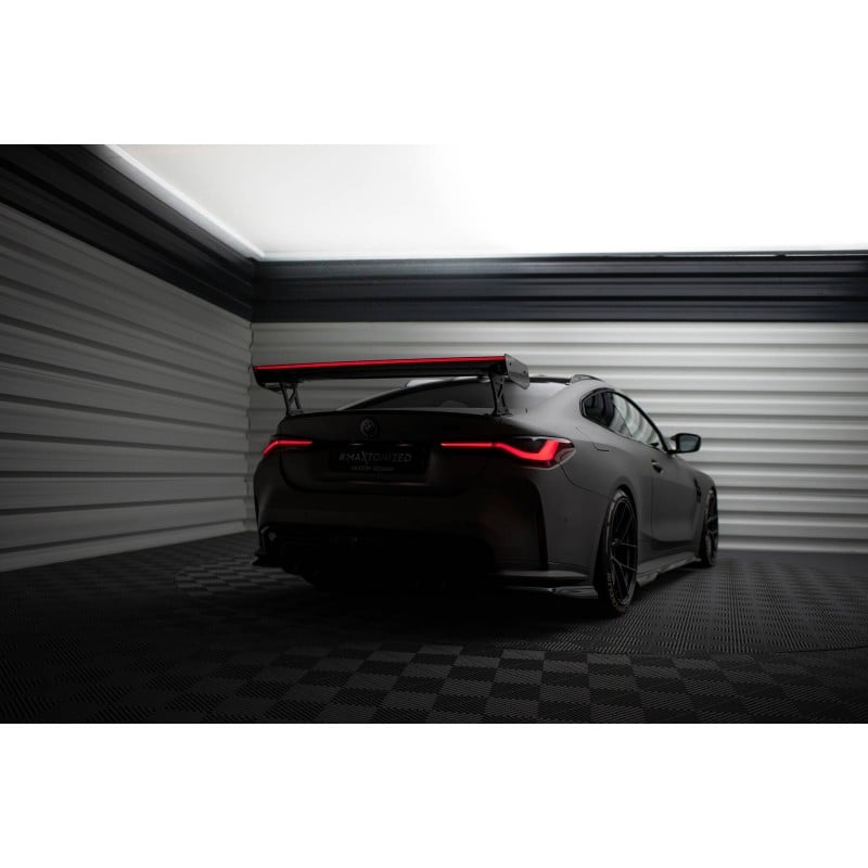 Maxton - Carbon Spoiler With External Brackets Uprights + LED BMW M4 G82 / G82 Facelift / M440i / 4 M-Pack G22 / G22 Facelift