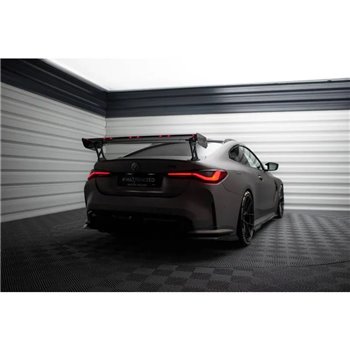 Maxton - Carbon Spoiler With External Brackets Uprights + LED BMW M4 G82 / G82 Facelift / M440i / 4 M-Pack G22 / G22 Facelift