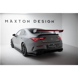 Maxton - Carbon Spoiler With Upper Swan Mounting + LED Mercedes-Benz CLA Coupe C118 / C118 Facelift