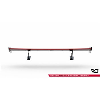 Maxton - Carbon Spoiler With Internal Brackets Uprights V.1 + LED Porsche 718 Cayman 982c