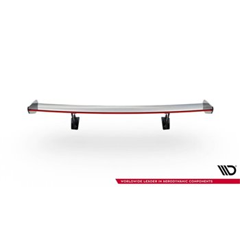 Maxton - Carbon Spoiler With Internal Brackets Uprights V.1 + LED Porsche 718 Cayman 982c