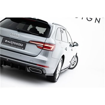 Maxton - Lames De Pare-Chocs Arrière Latérales Audi A4 / A4 S-Line / S4 Sedan / Avant B9