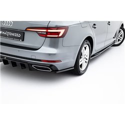 Maxton - Lames De Pare-Chocs Arrière Latérales Audi A4 / A4 S-Line / S4 Sedan / Avant B9 