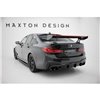 Maxton - Carbon Spoiler With Internal Brackets Uprights + LED BMW 5 / M5 Sedan G30 / F90