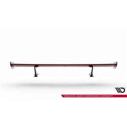 Maxton - Carbon Spoiler With Internal Brackets Uprights + LED BMW 5 / M5 Sedan G30 / F90