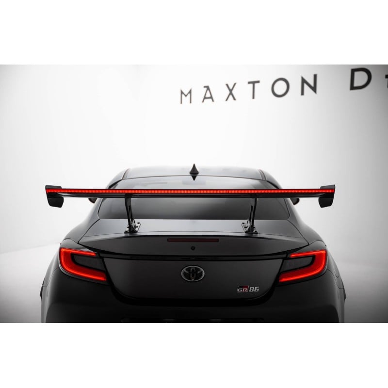 Maxton - Carbon Spoiler With Internal Brackets Uprights + LED Toyota GR86 / Subaru BRZ Mk2
