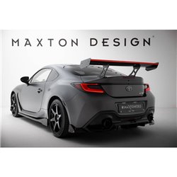 Maxton - Carbon Spoiler With Internal Brackets Uprights + LED Toyota GR86 / Subaru BRZ Mk2